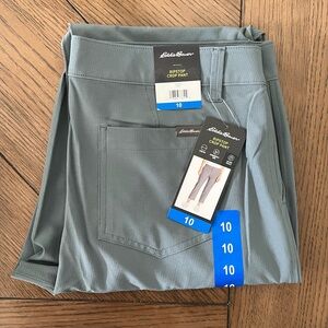Eddie Bauer Womens Ripstop Capri Pantssize 10